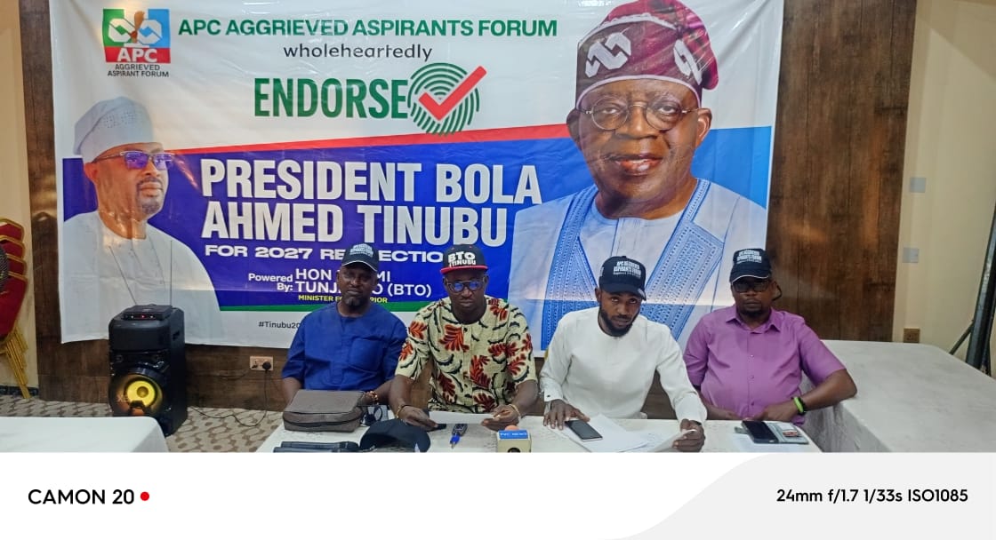 2027: Ondo APC aggrieved aspirants drum support for Tinubu's re-election